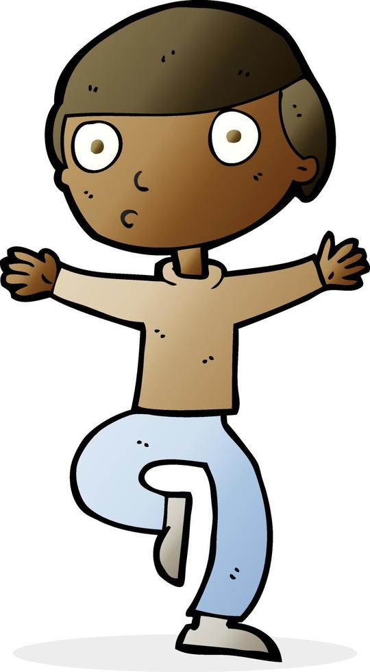cartoon startled man vector