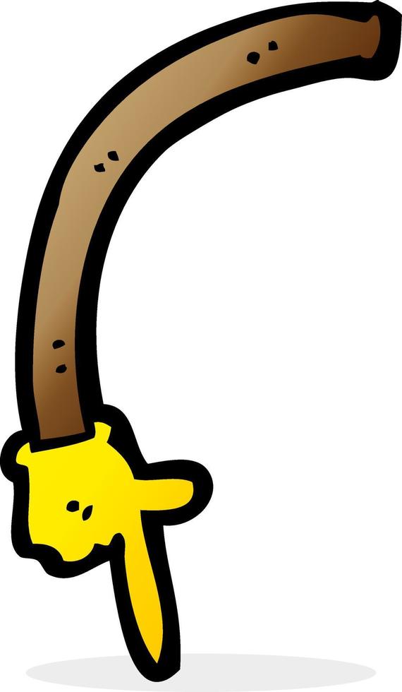 cartoon pointing arm vector