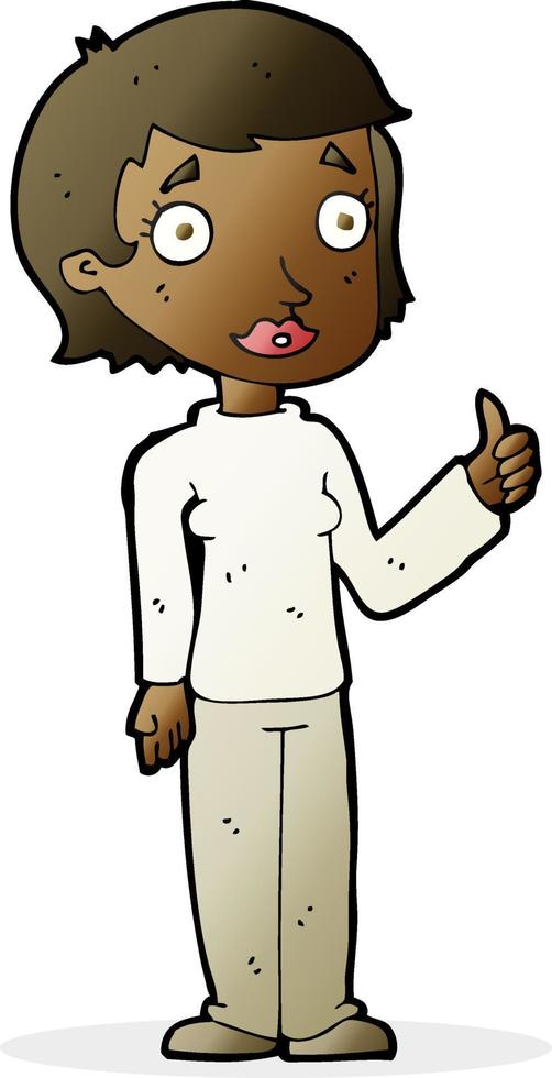 Cartoon Woman Giving Thumbs Up Symbol 12276256 Vector Art At Vecteezy Cartoon Woman Giving Thumbs Up Symbol 12276256 Vector Art At Vecteezy