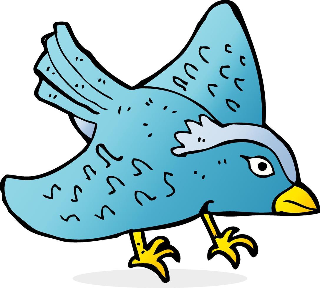 cartoon garden bird vector