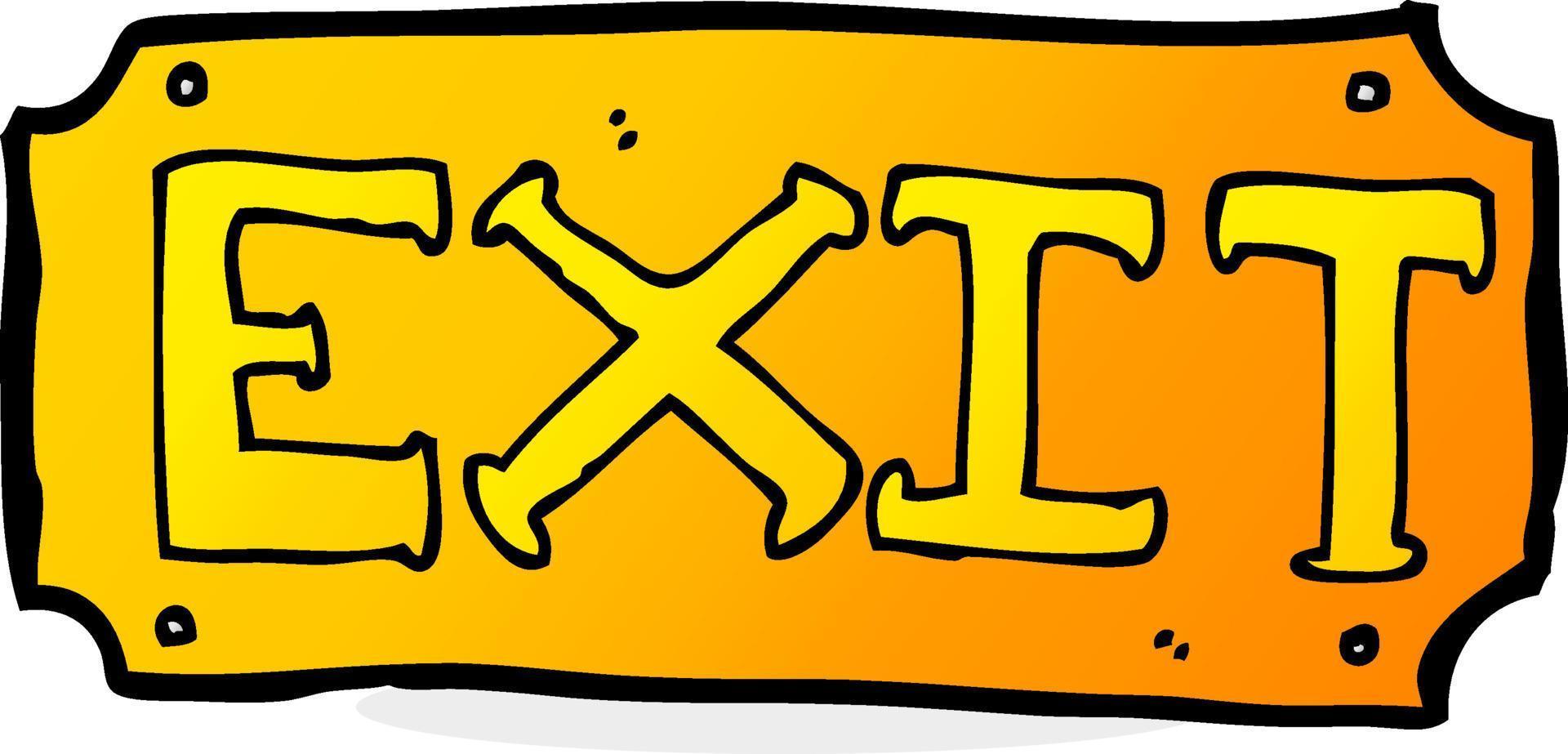 Exit Sign Clip Art