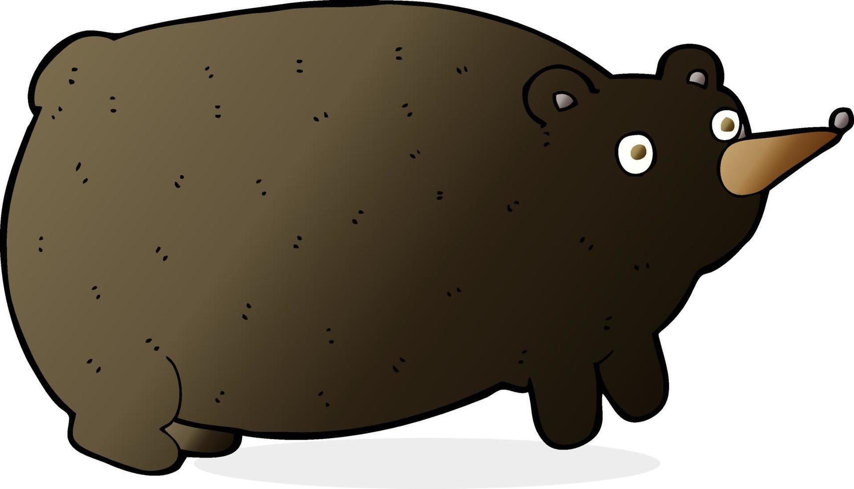 funny cartoon bear vector