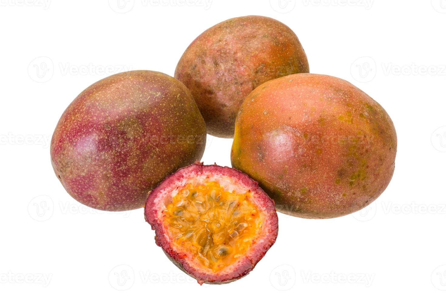 Fresh ripe maracuja photo