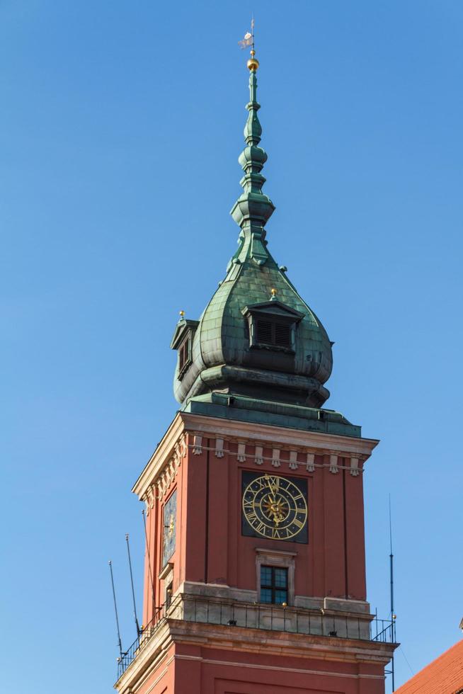 Warsaw, Poland. Old Town - famous Royal Castle. UNESCO World Heritage Site. photo