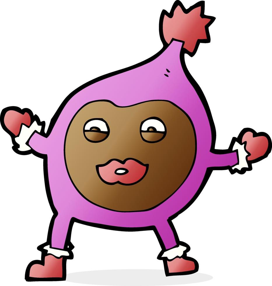 cartoon funny creature vector