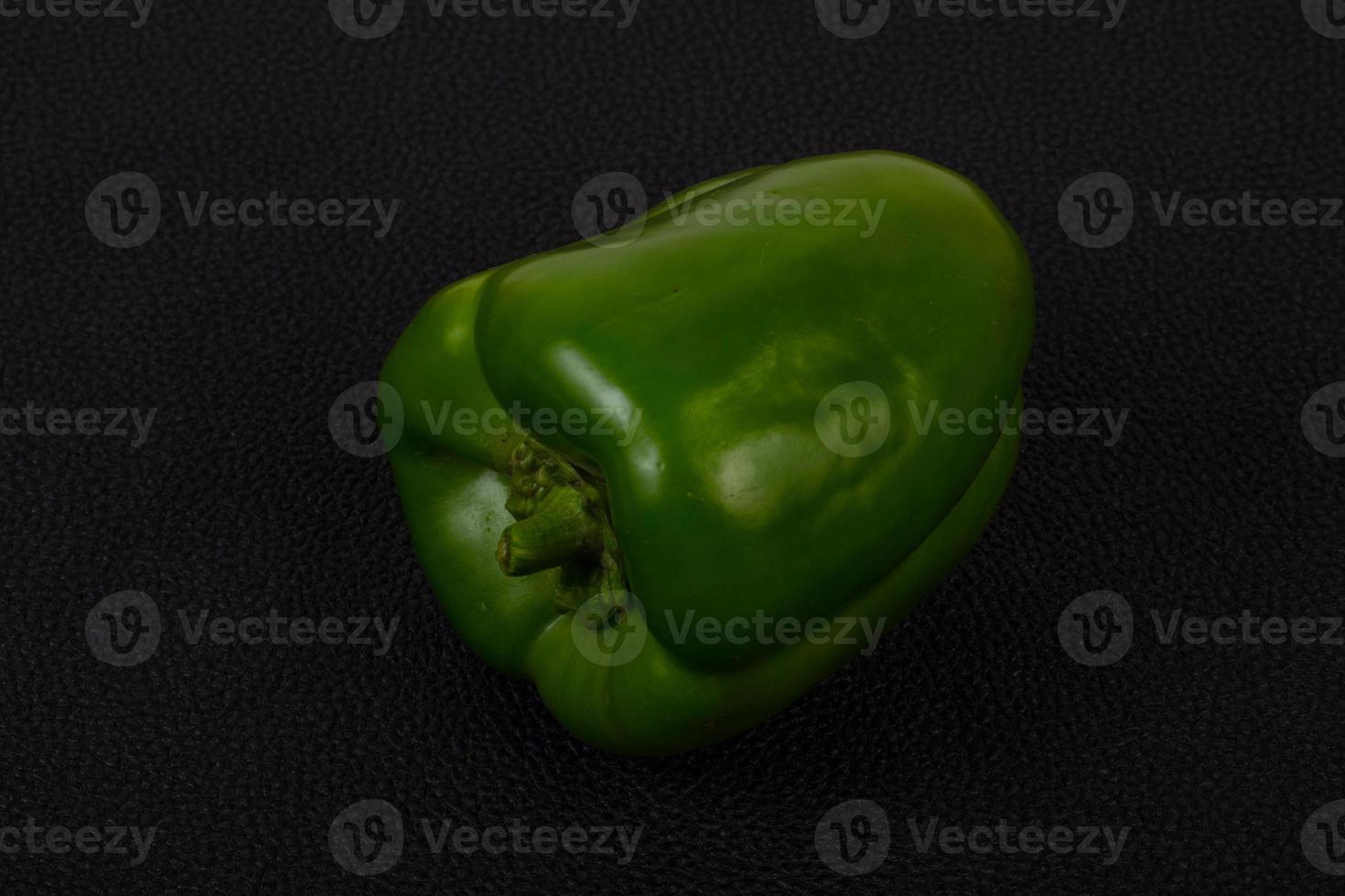 pimiento verde maduro foto