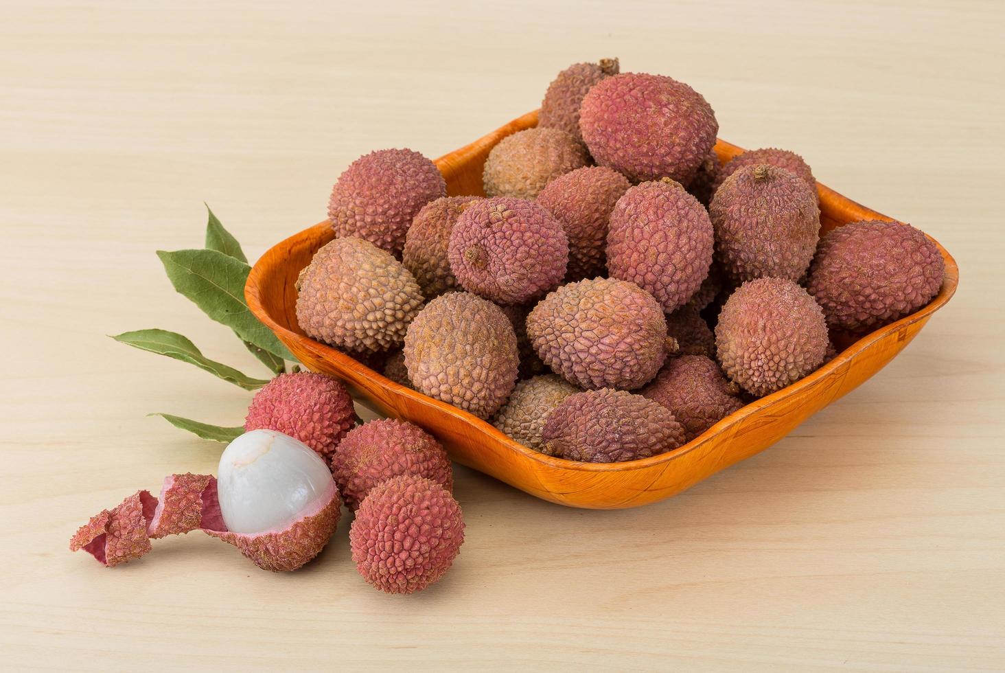 Tropical fruit - lychee photo