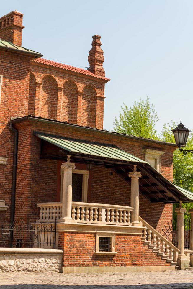 Old Synagogue in historic Jewish Kazimierz district of Cracow, Poland photo