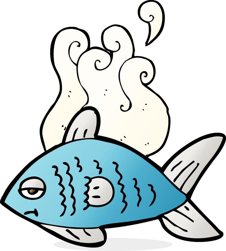 cartoon funny fish vector