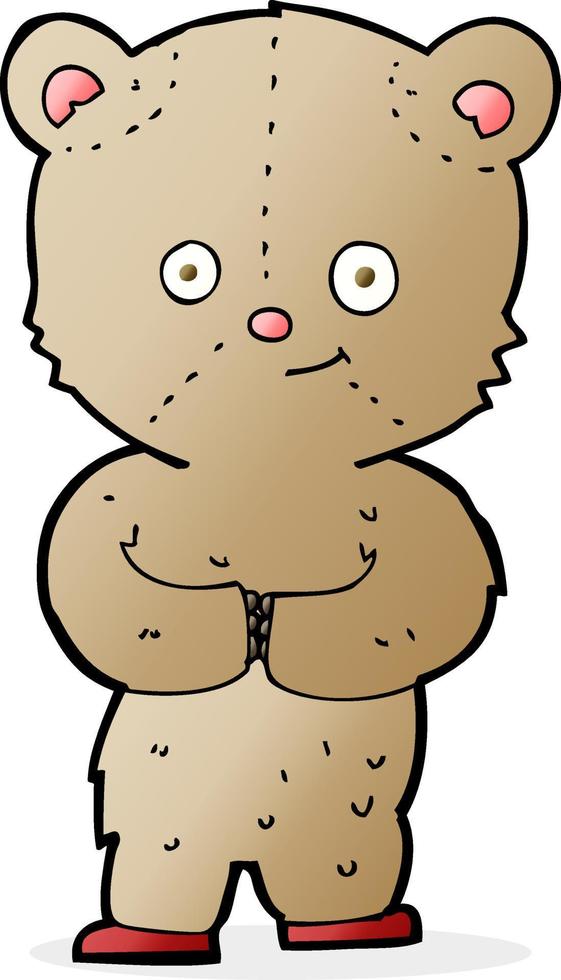 cartoon teddy bear vector