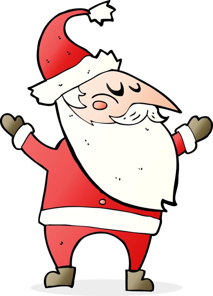 cartoon santa claus vector