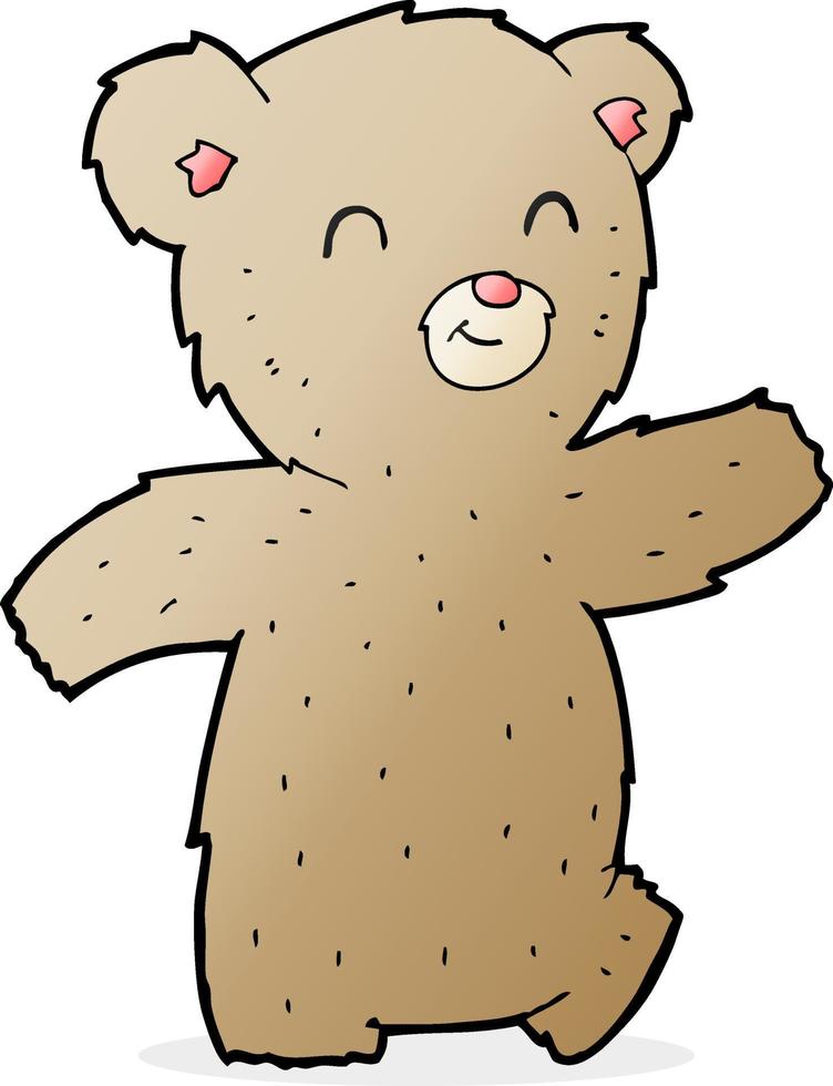 cartoon teddy bear vector