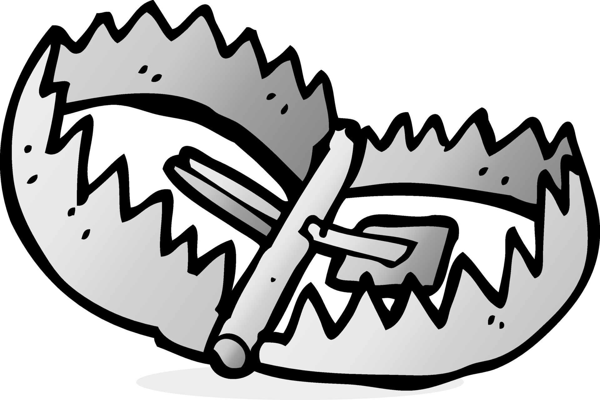 cartoon bear trap 12278944 Vector Art at Vecteezy