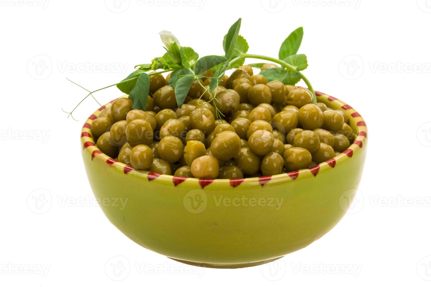 Marinated green peas photo