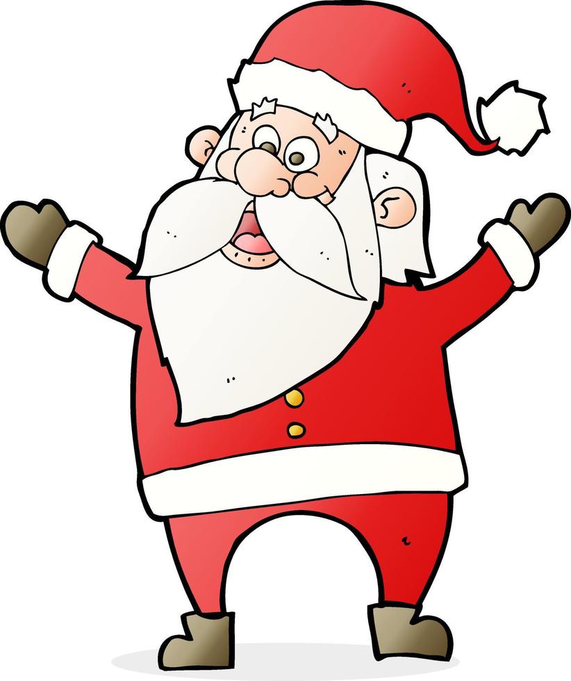 cartoon santa claus vector