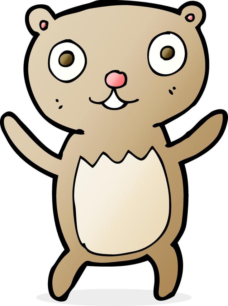 cartoon teddy bear vector