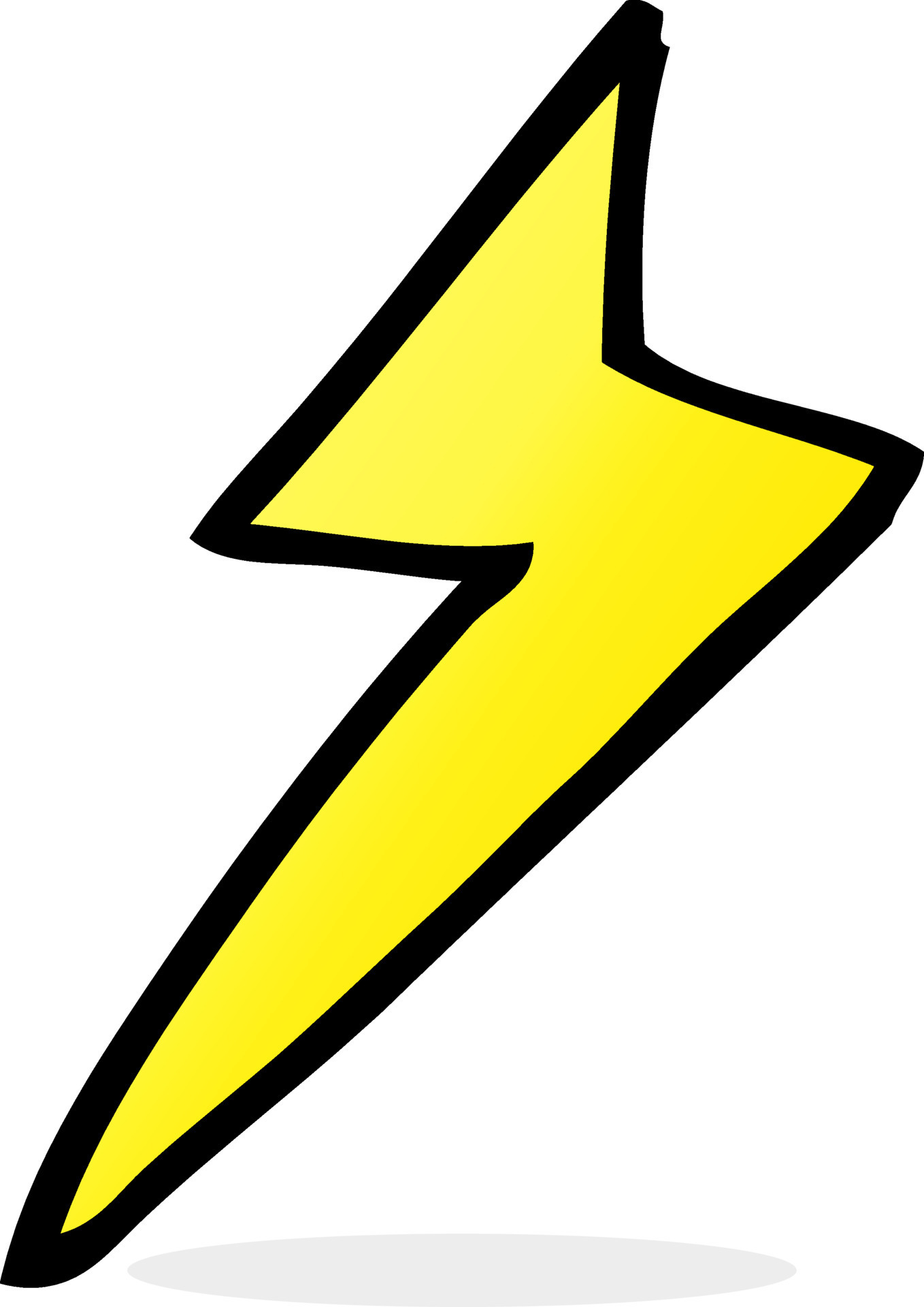 cartoon lightning bolt symbol 12279161 Vector Art at Vecteezy