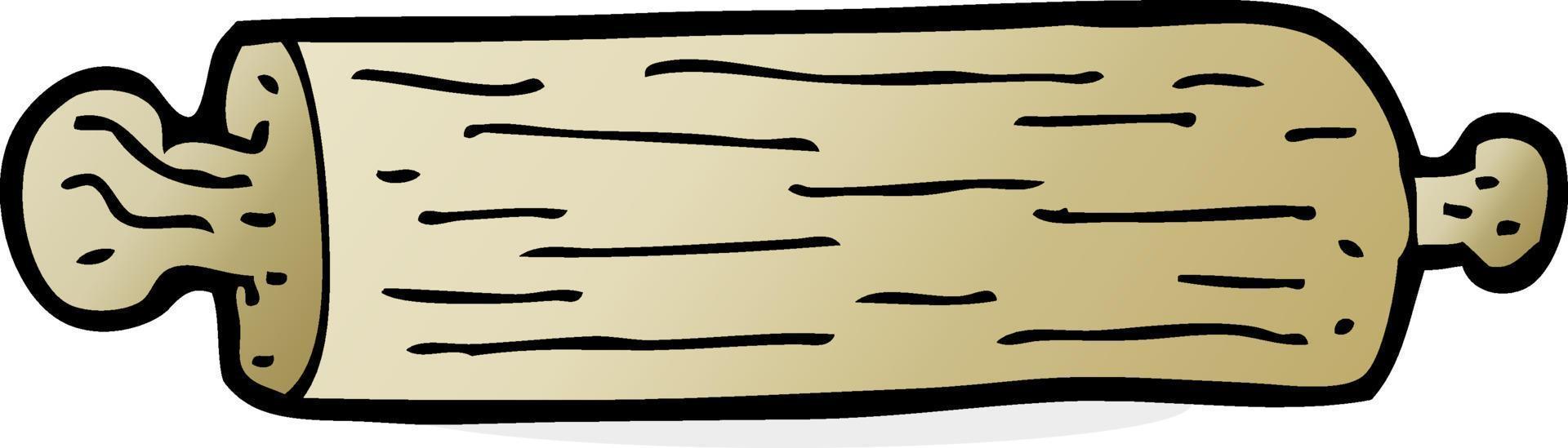 cartoon rolling pin vector