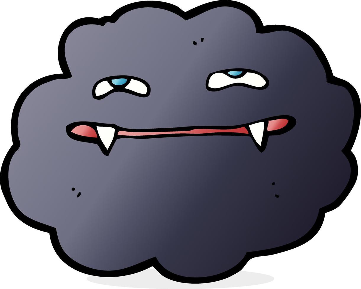 cartoon vampire cloud vector