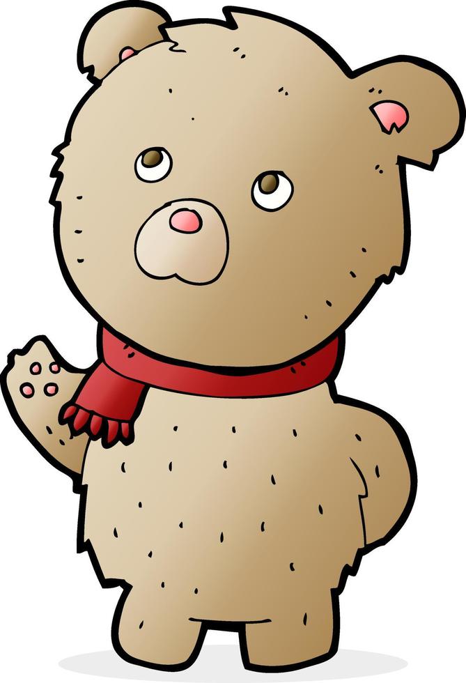 cartoon teddy bear vector