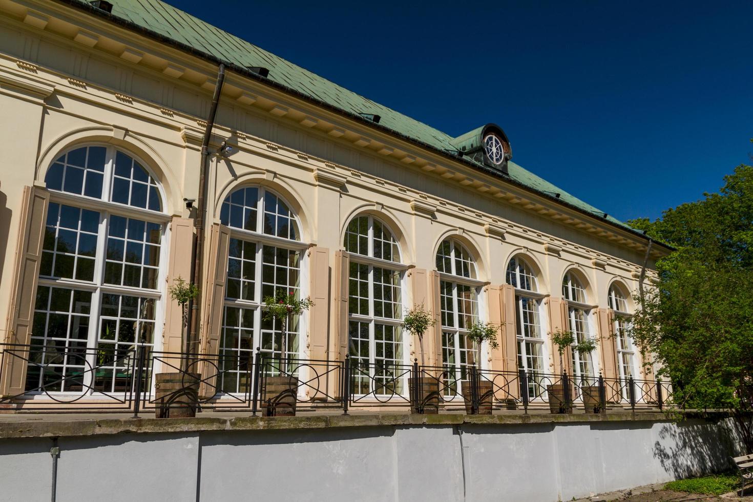 The Lazienki palace in Lazienki Park, Warsaw. Lazienki Krolewskie. photo
