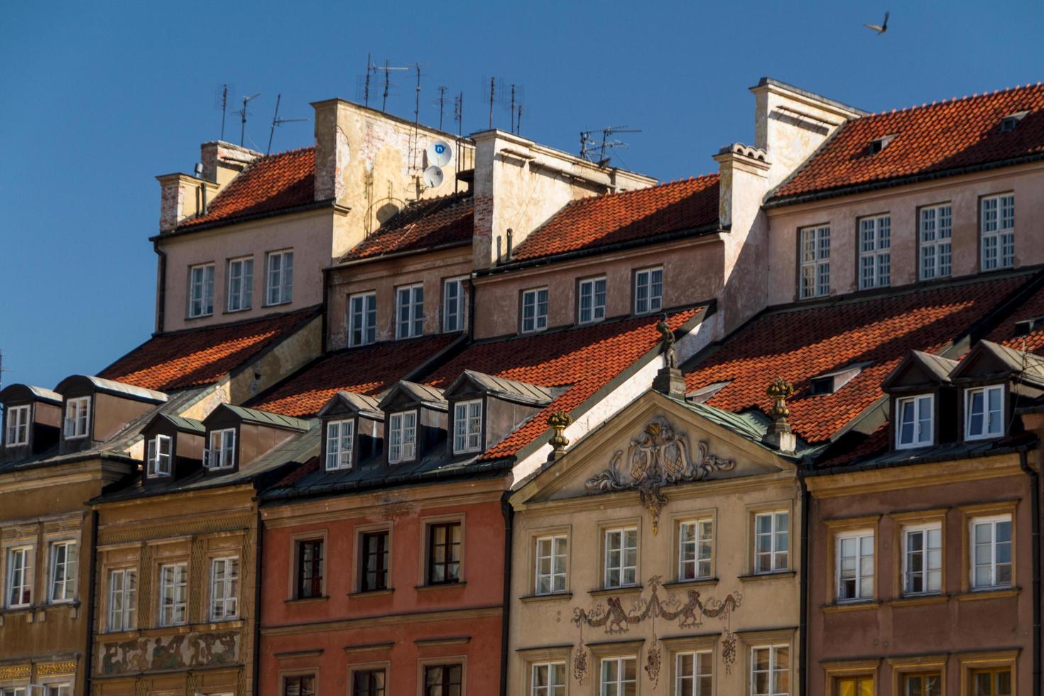 Castle Square in Warsaw, Poland photo