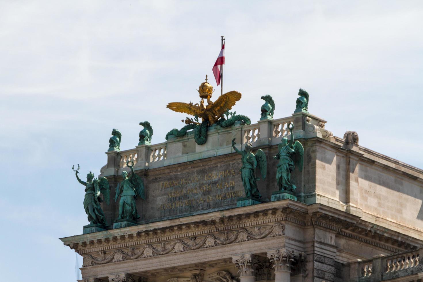 Heldenplatz in the Hofburg complex, Vienna, Austria photo