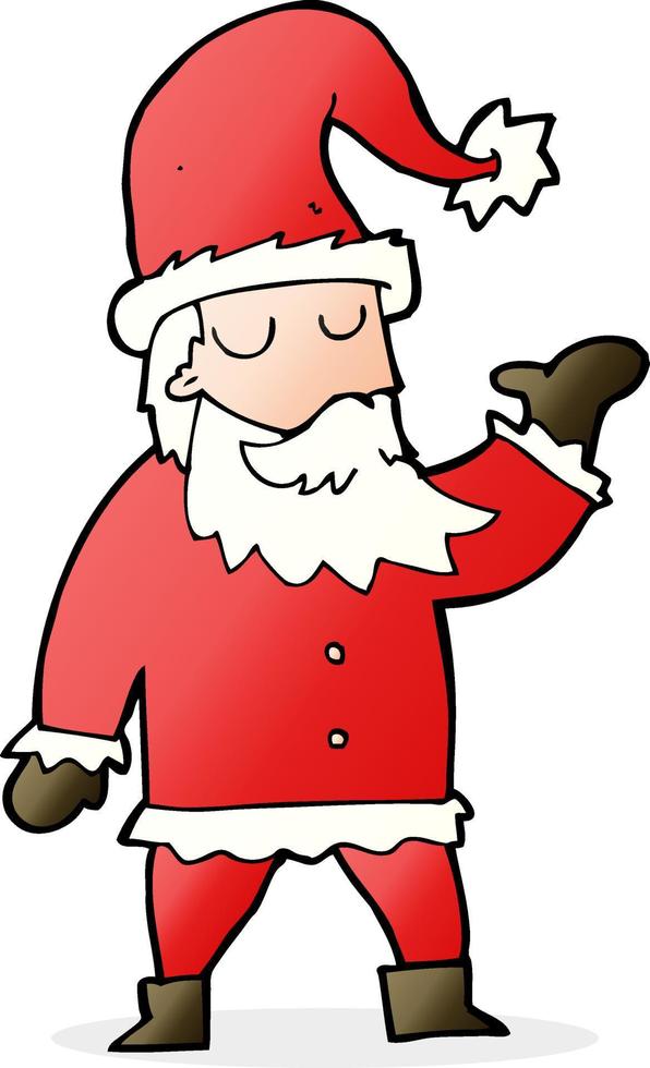 cartoon santa claus vector