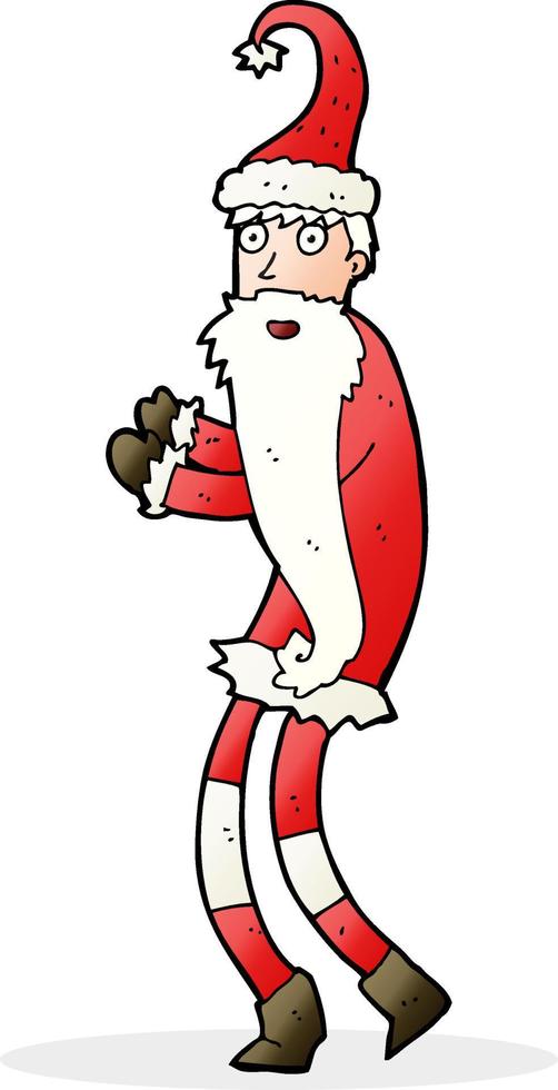 cartoon santa claus vector