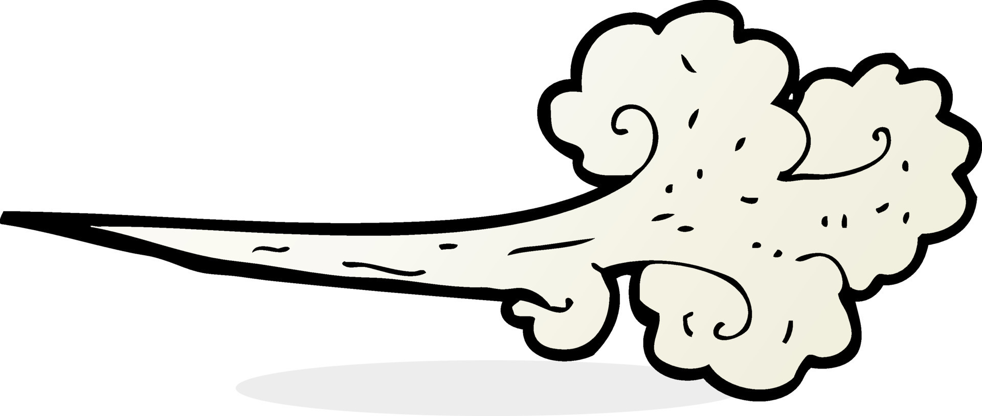 cartoon gust of wind 12280618 Vector Art at Vecteezy