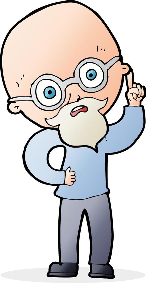 cartoon old man 12280818 Vector Art at Vecteezy