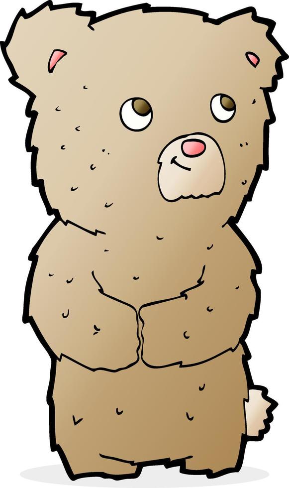 cartoon teddy bear vector