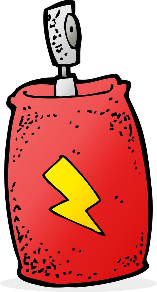 cartoon spray can vector