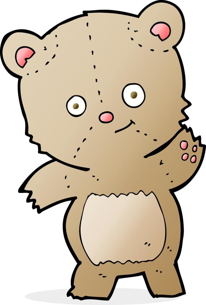 cartoon teddy bear vector