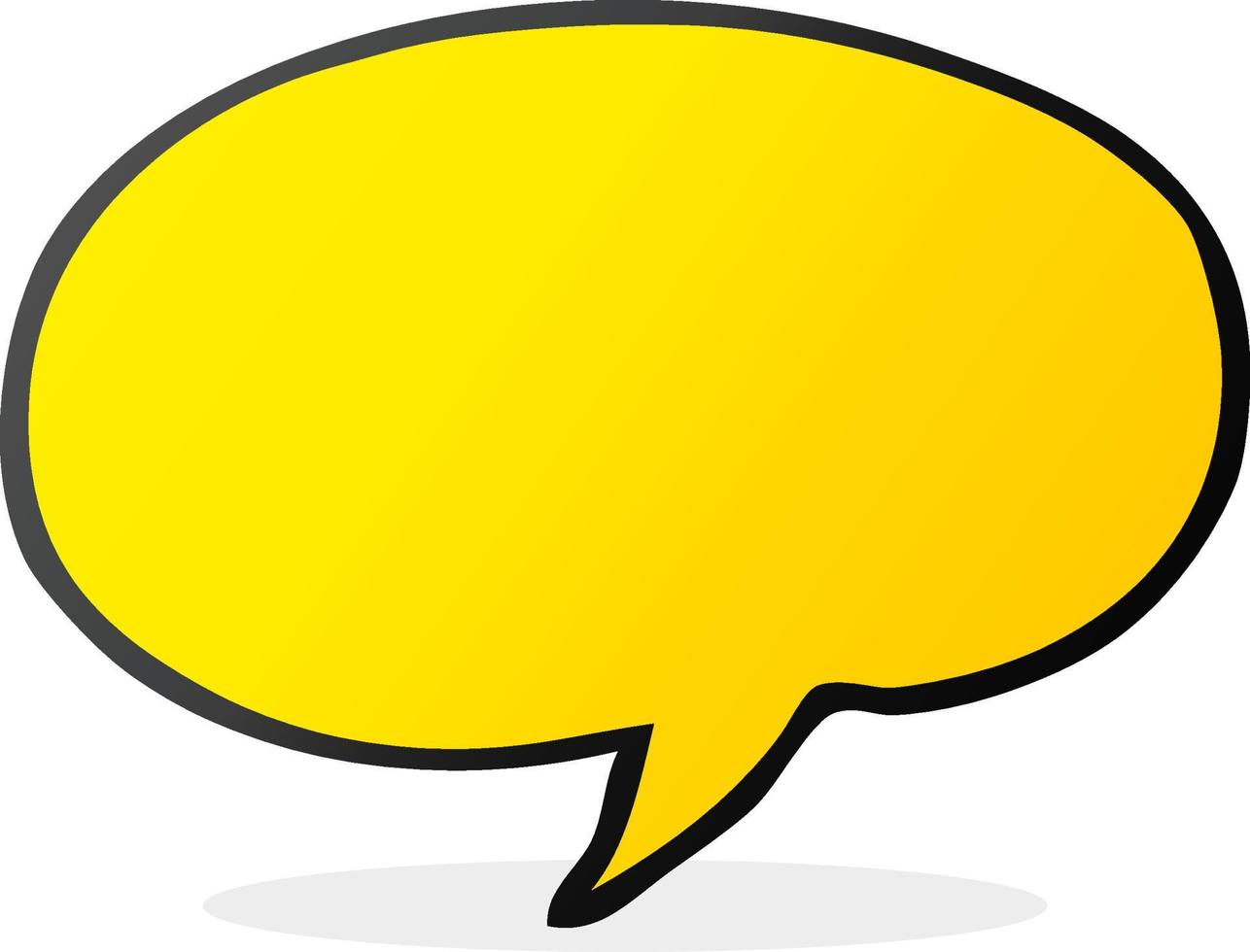 cartoon speech bubble vector