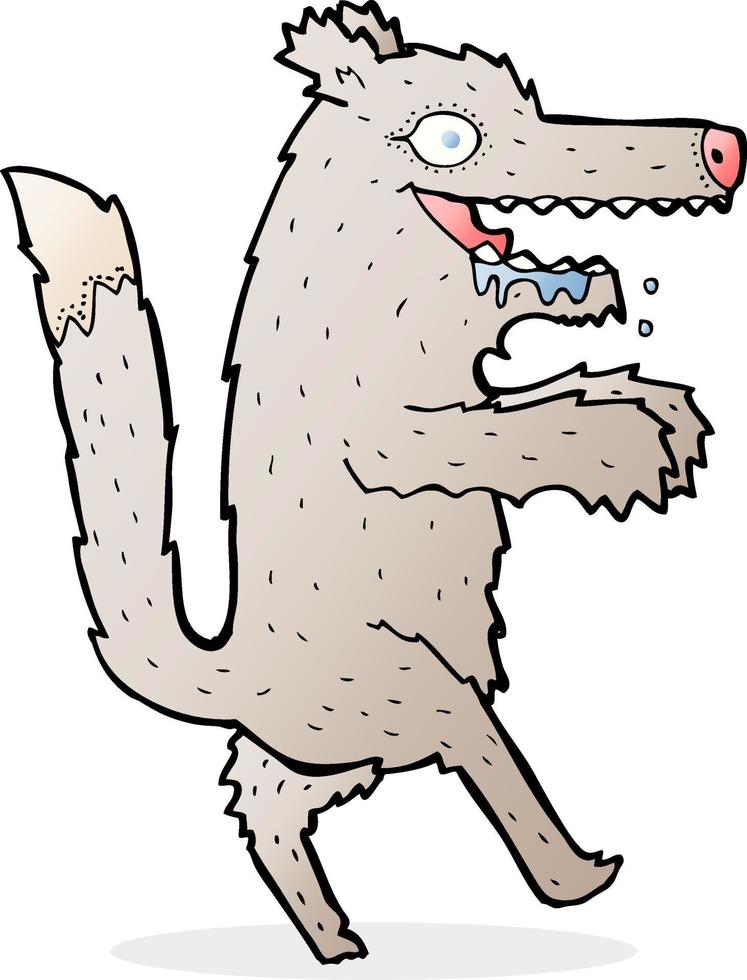 cartoon big bad wolf 12282755 Vector Art at Vecteezy