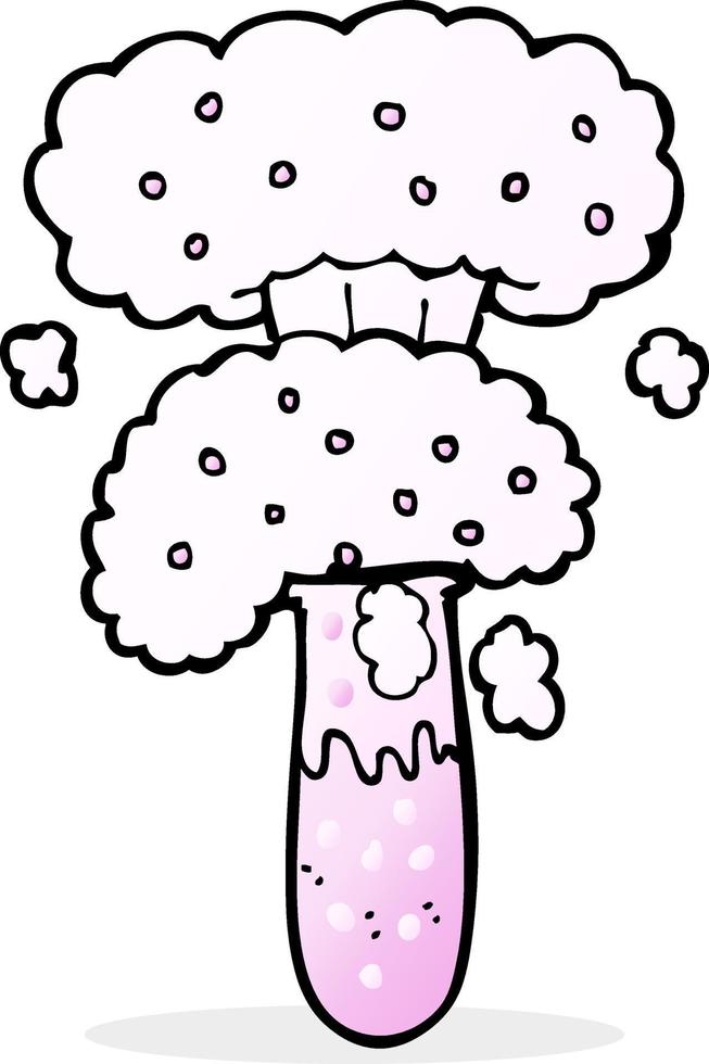 cartoon science experiment vector