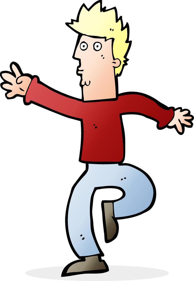 cartoon urgent man vector