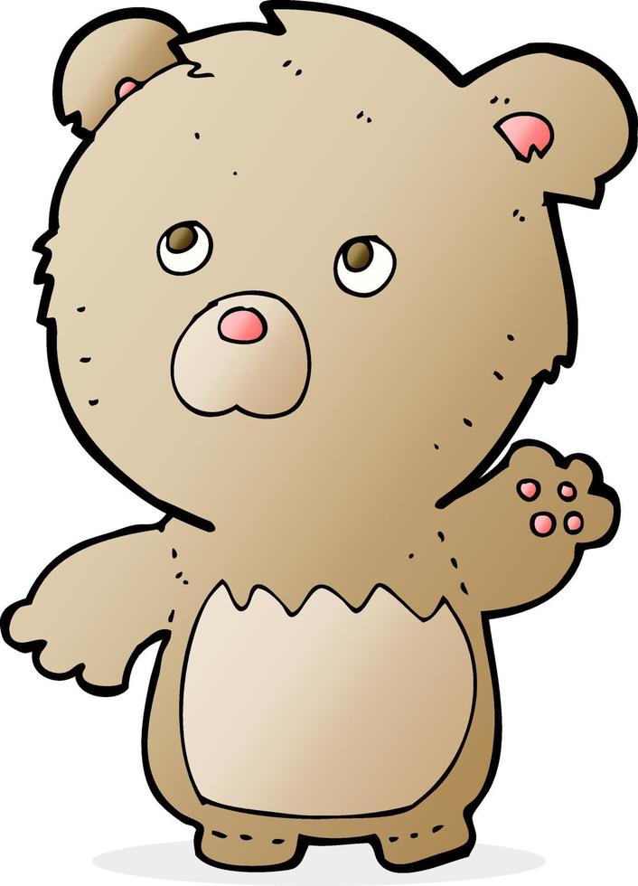 cartoon teddy bear vector