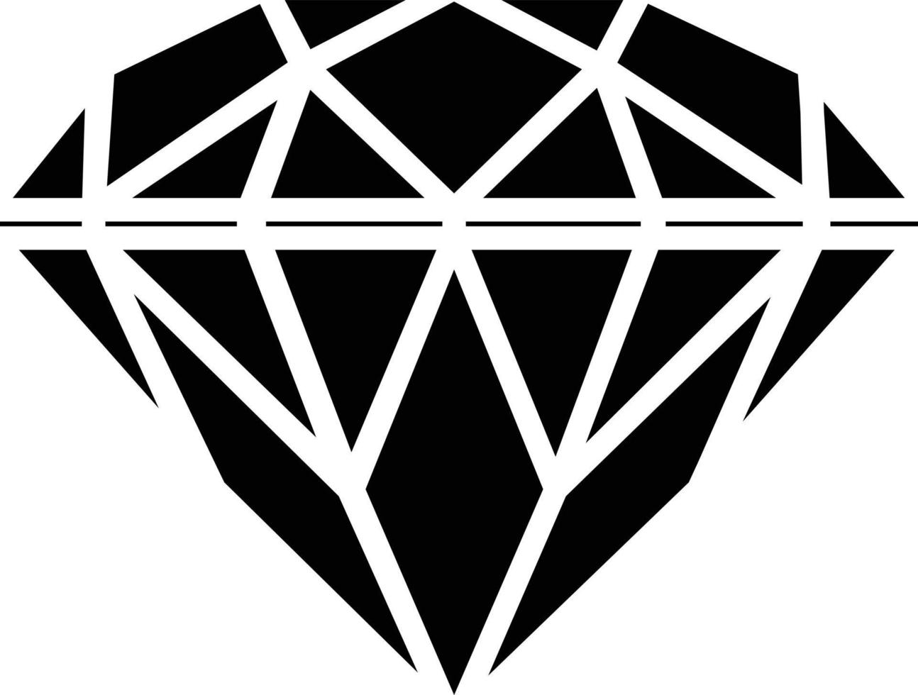black and white diamond. diamonds in a flat style. diamond collection icons. Cristal Shine sign design vector