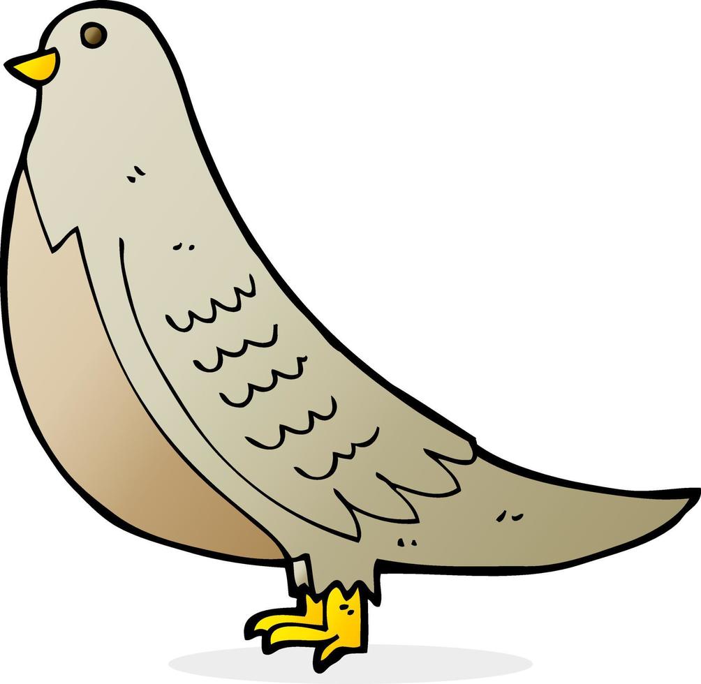 cartoon common bird vector