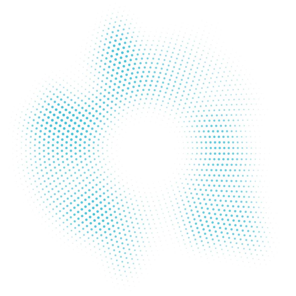 fondo abstracto con un diseño de punto de semitono azul vector