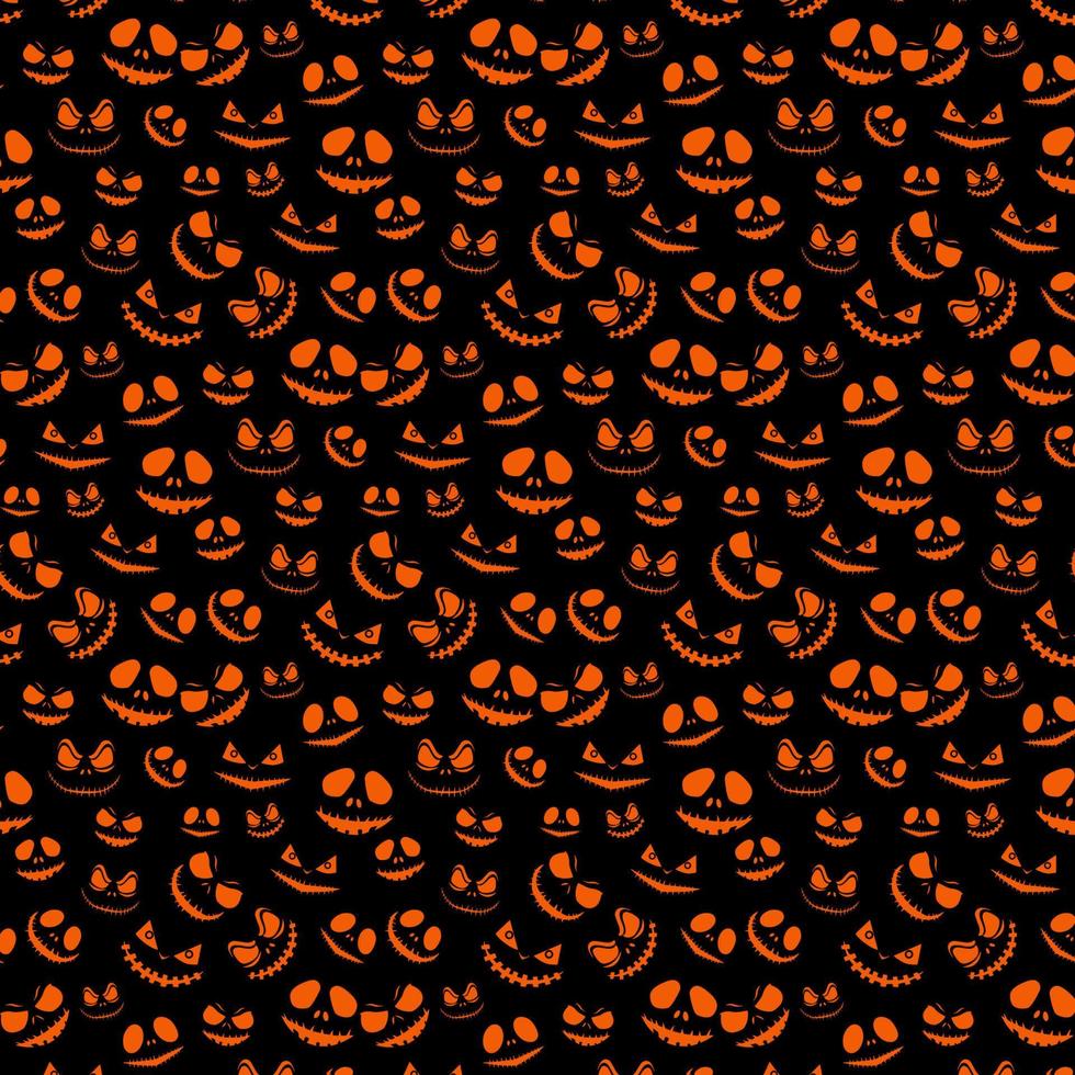 halloween pattern background design vector