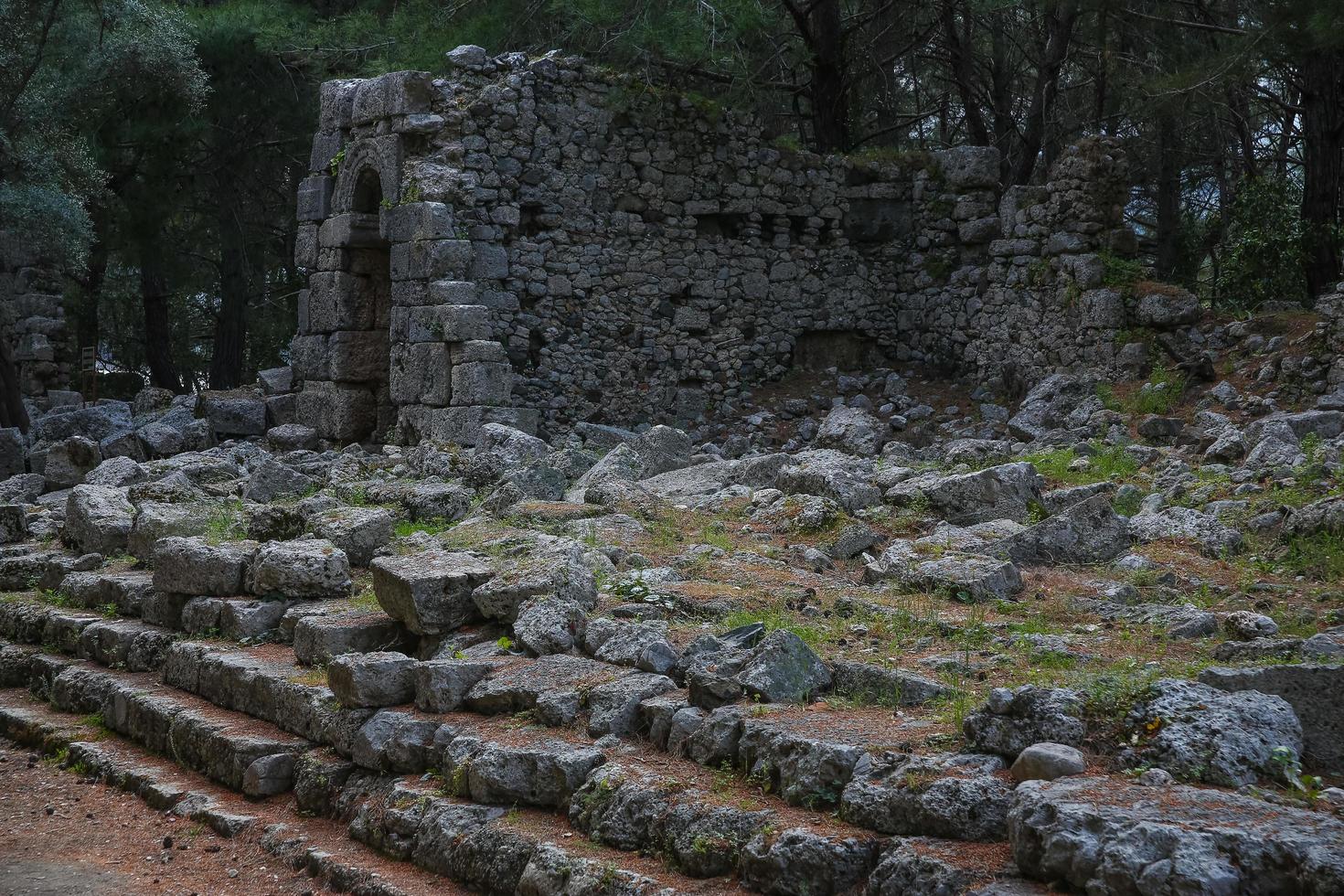 Phaselis ruins in Turkey photo