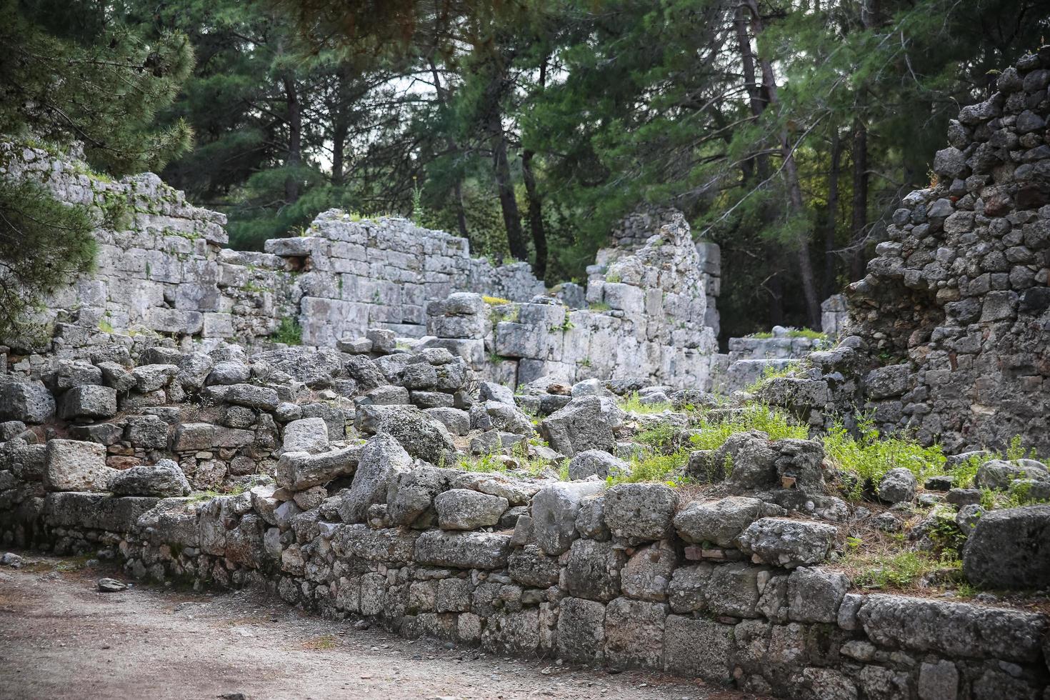 Phaselis ruins in Turkey photo