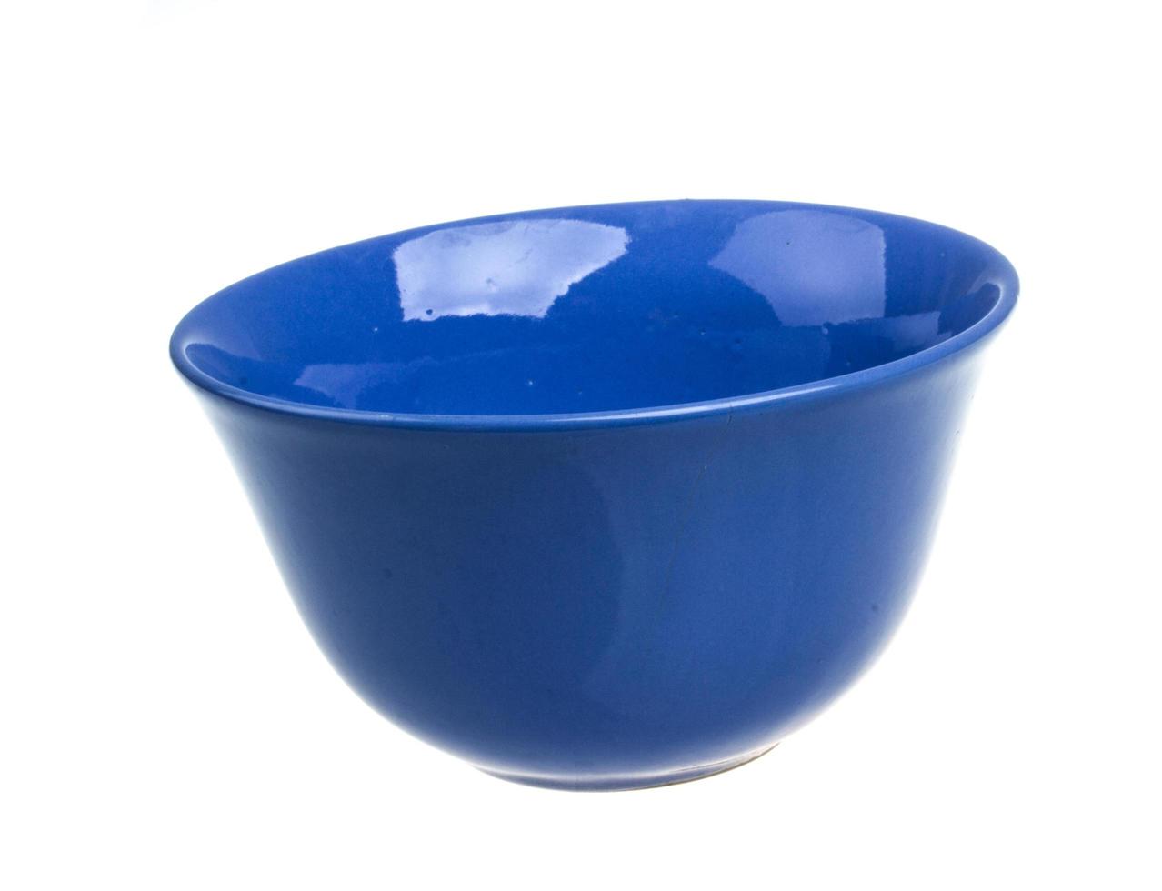 empty bowl isolated on white photo