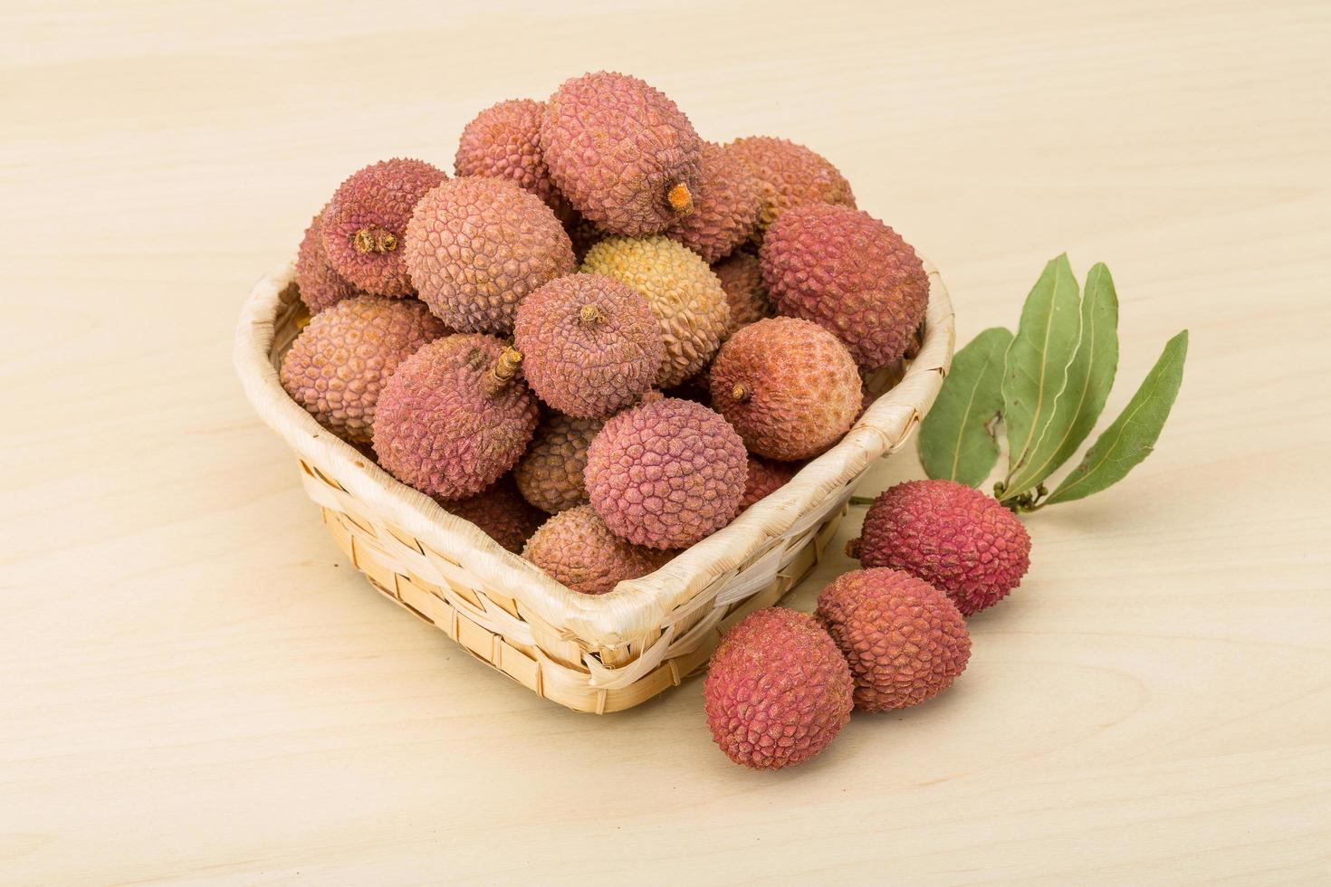 Tropical fruit - lychee photo