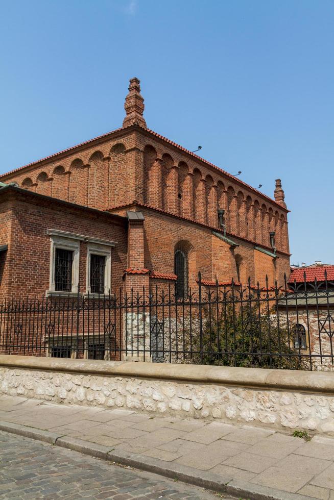 Old Synagogue in historic Jewish Kazimierz district of Cracow, Poland photo