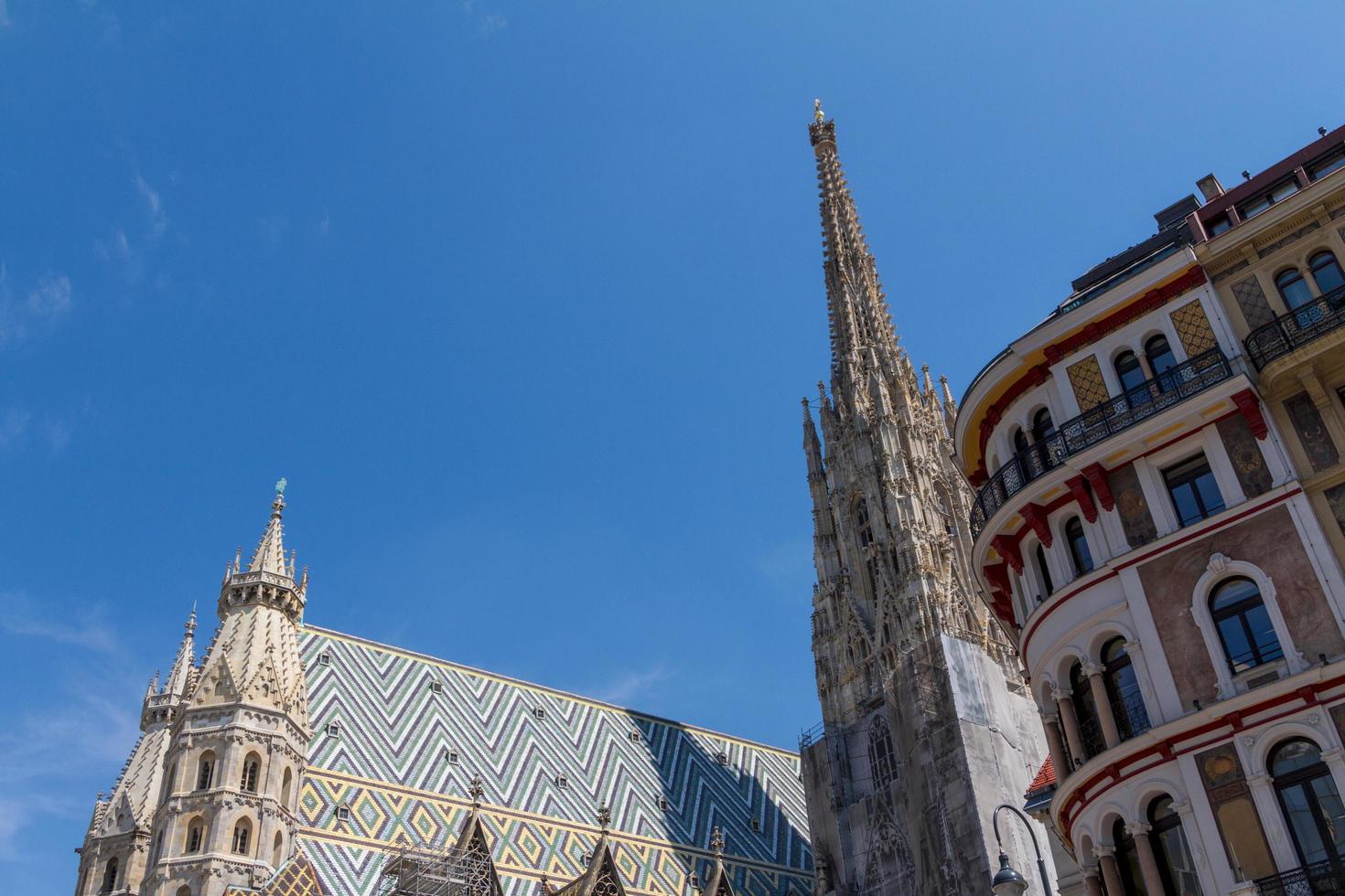 S t. catedral de stephan en el centro de viena, austria foto