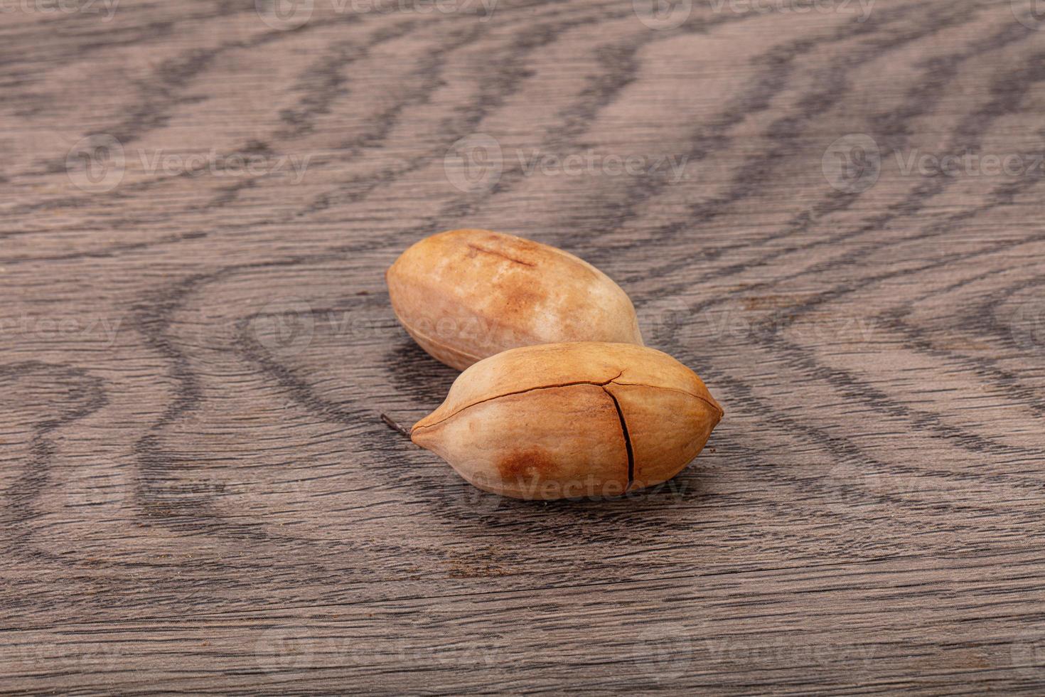 Tasty pecan nut heap isolated photo